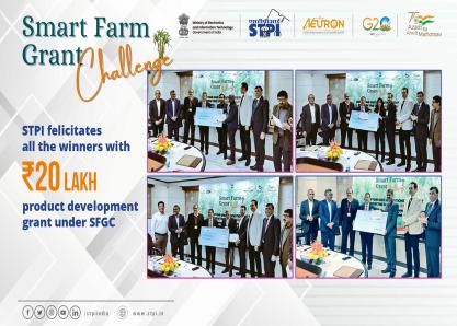 SFGC program: STPI, MeitY award Rs. 20 Lakh grant to 4